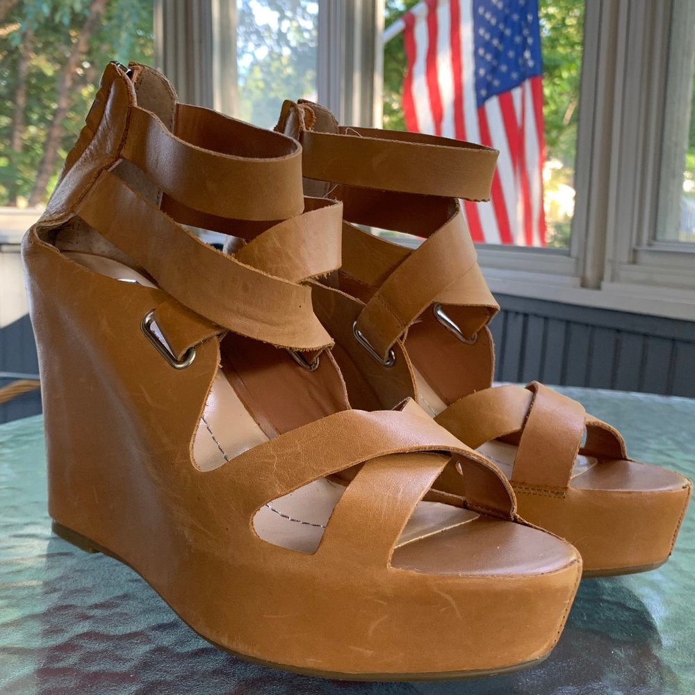 "Dolce Vita" high platform/wedge sandal, 8.5